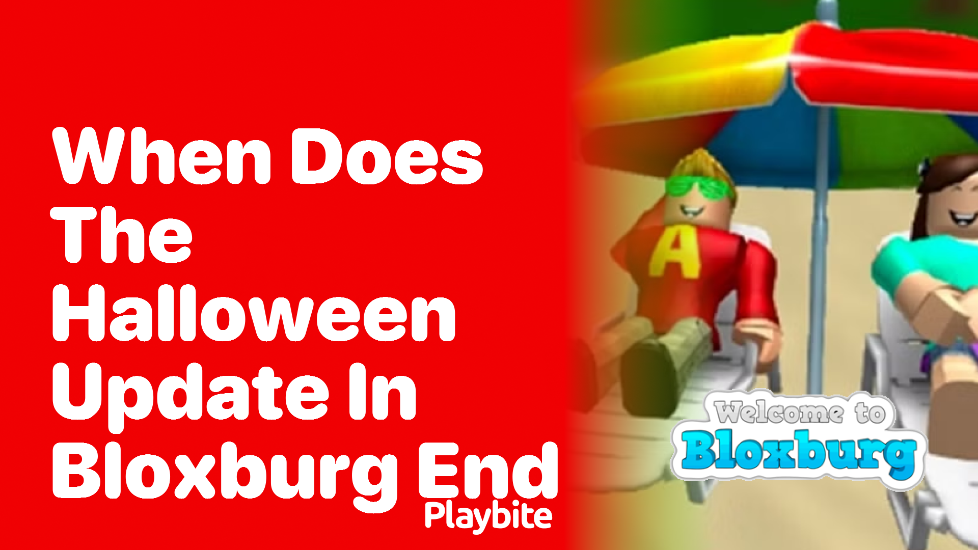 When Does the Halloween Update in Bloxburg End?