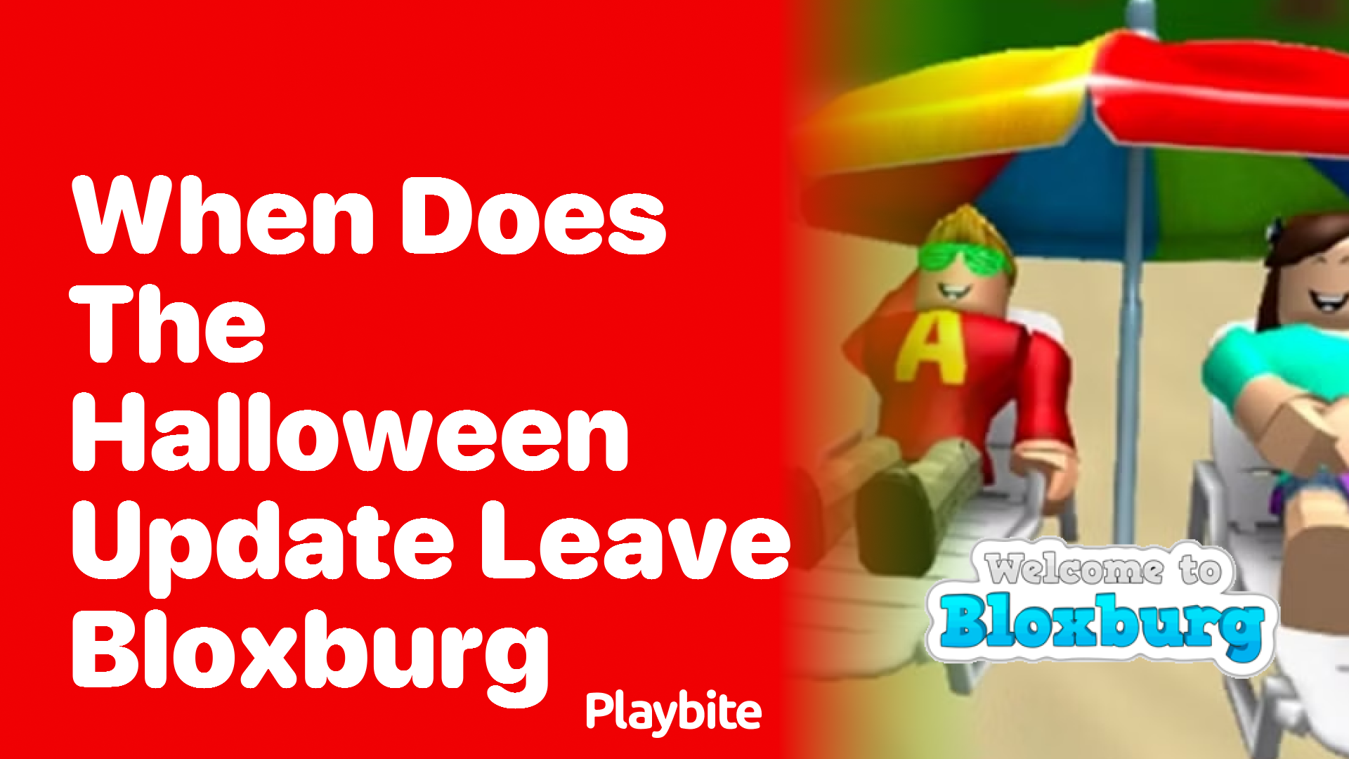 When Does the Halloween Update Leave Bloxburg?