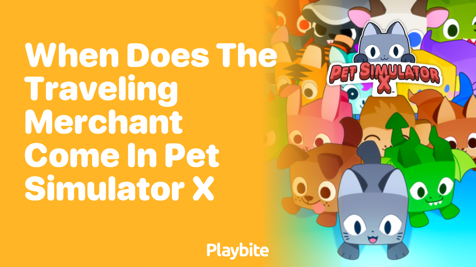 When Does the Traveling Merchant Come in Pet Simulator X?