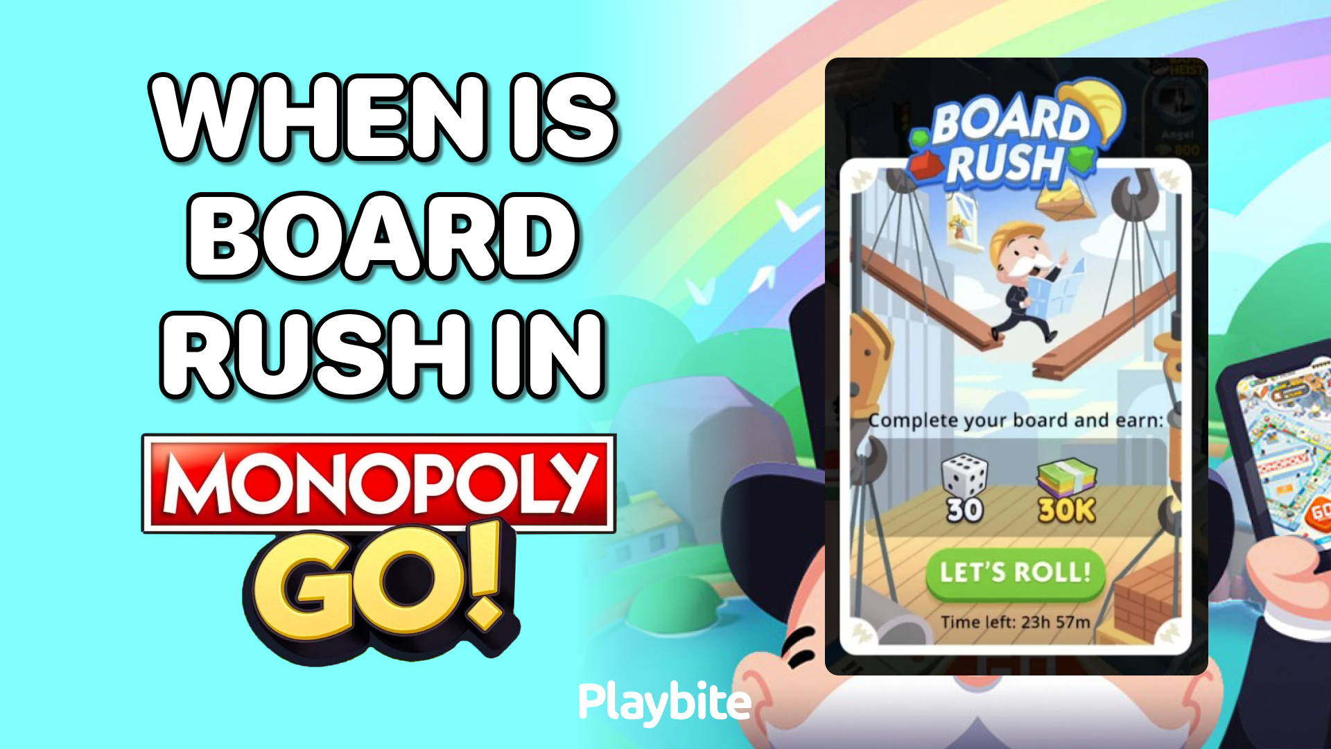 When is Board Rush in Monopoly Go?