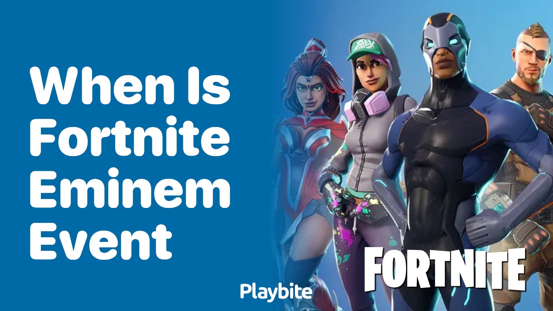 When is the Fortnite Eminem Event Happening? - Playbite