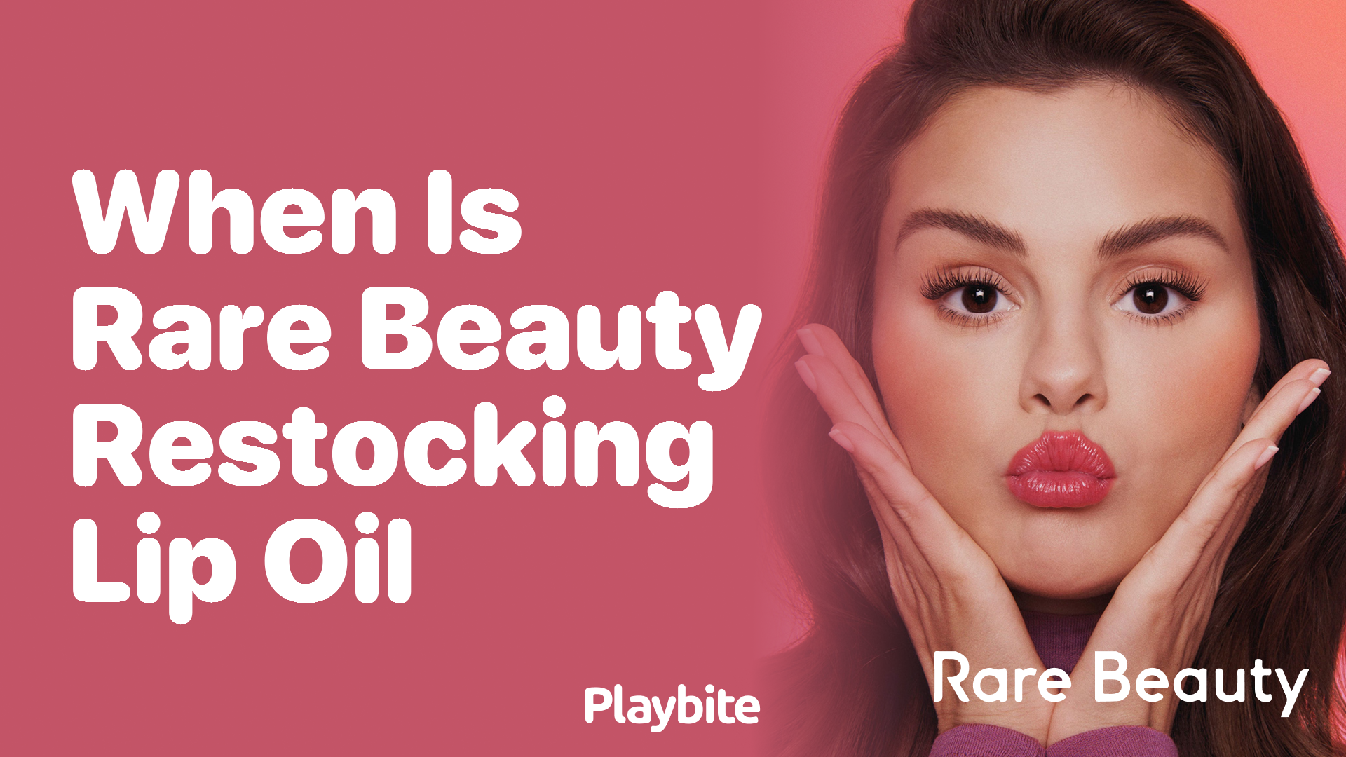 When Is Rare Beauty Restocking Lip Oil?