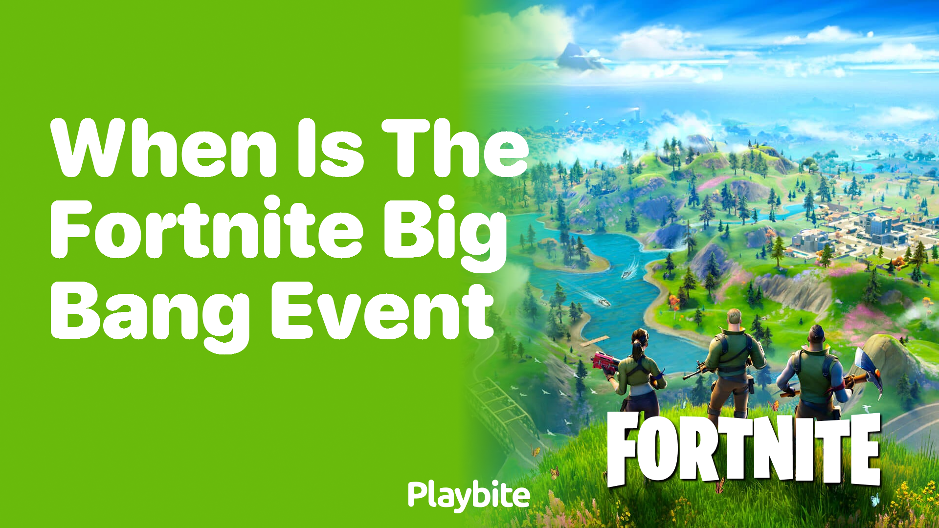 When Is the Fortnite Big Bang Event Happening?