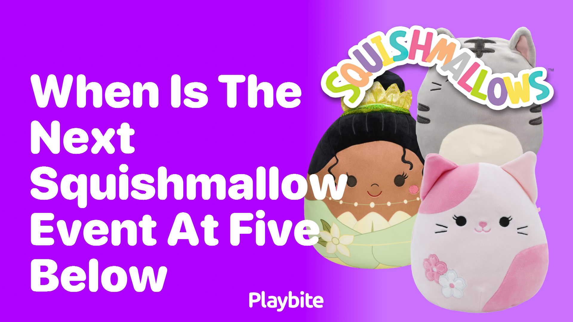 When is the Next Squishmallow Event at Five Below?