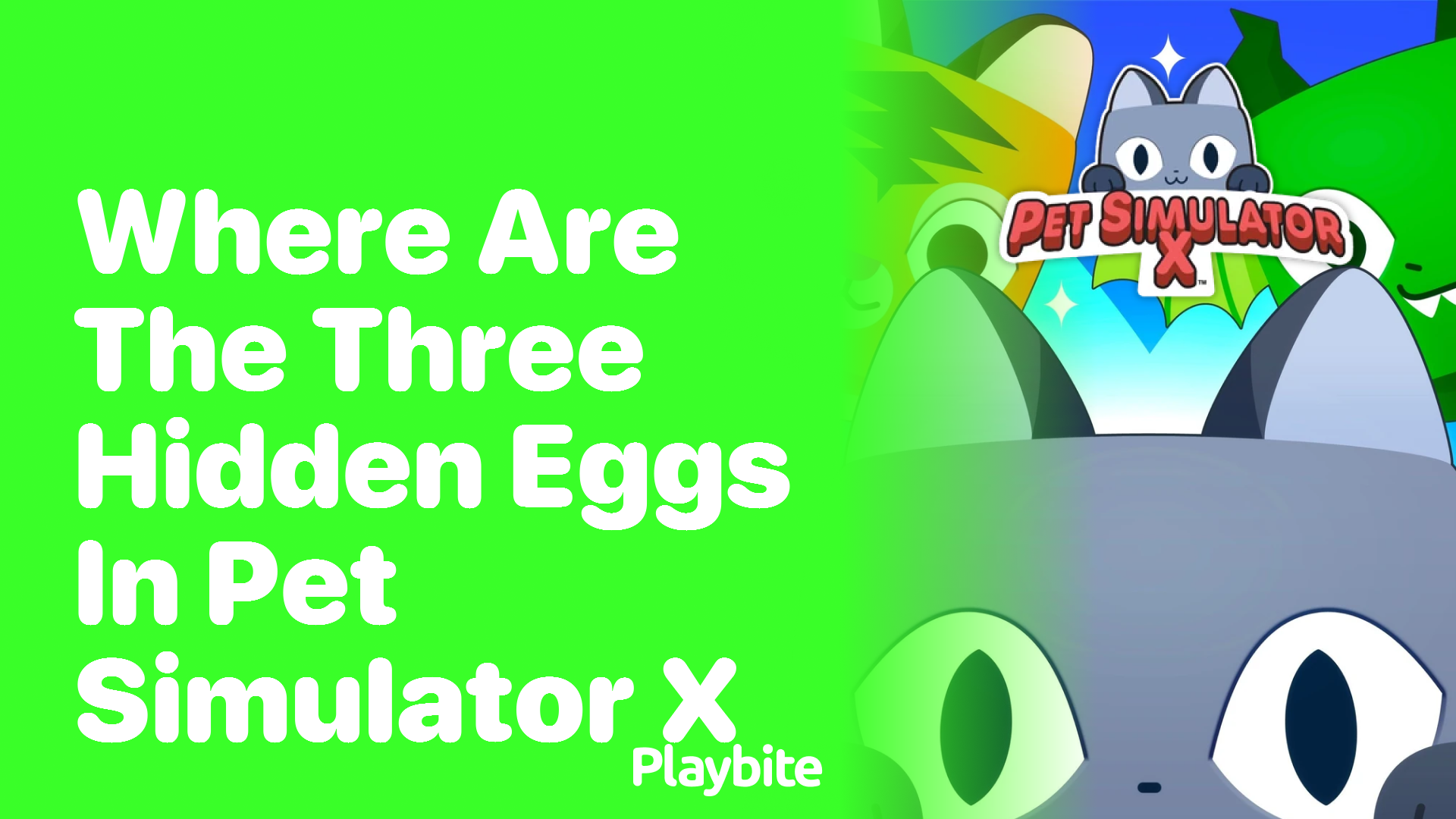 Where Are the Three Hidden Eggs in Pet Simulator X?