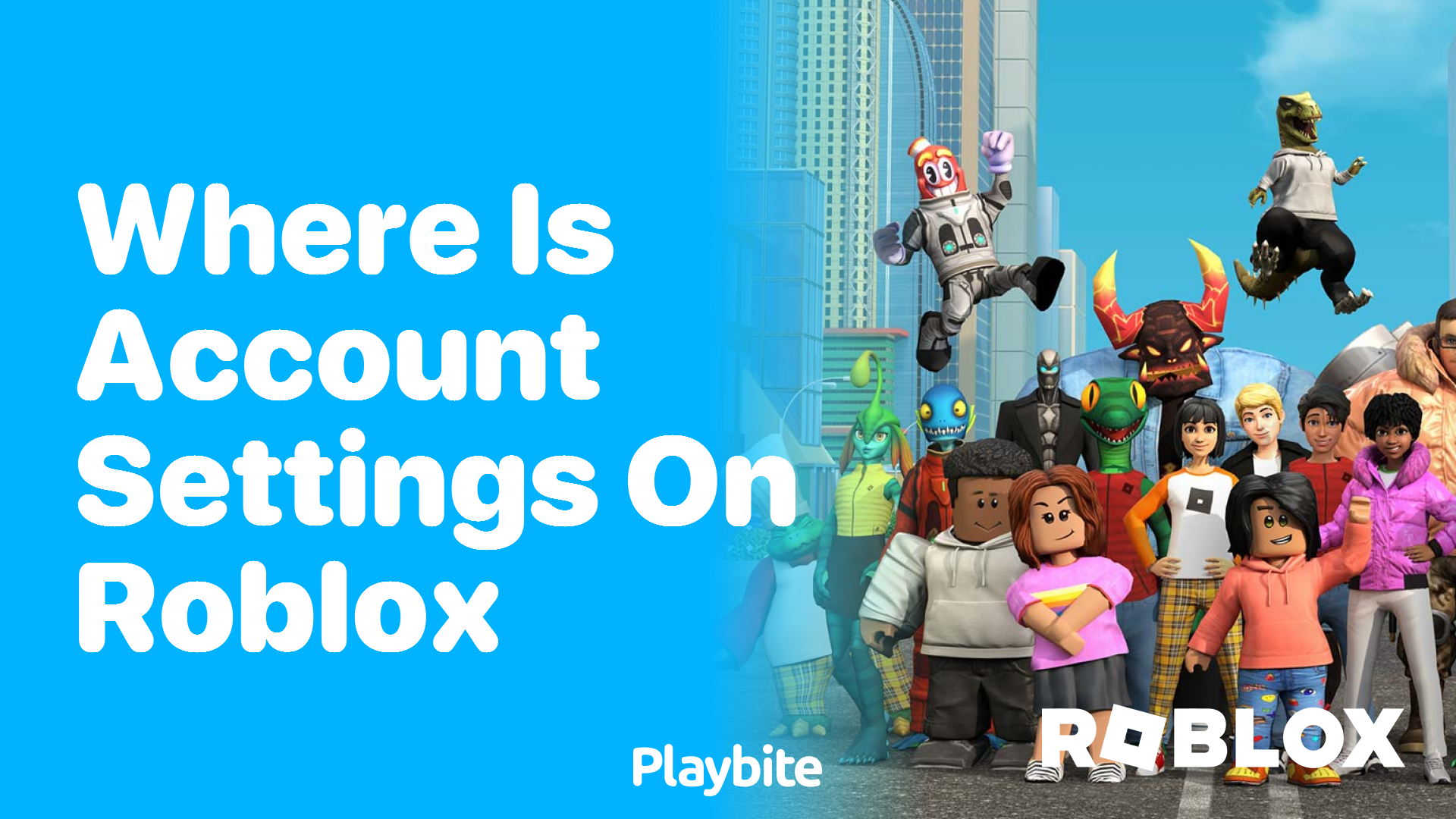 Finding Your Account Settings on Roblox