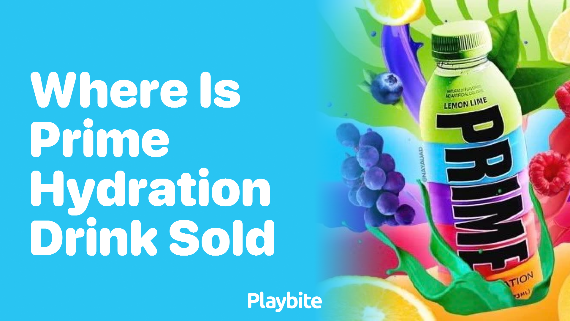 Where Is Prime Hydration Drink Sold?