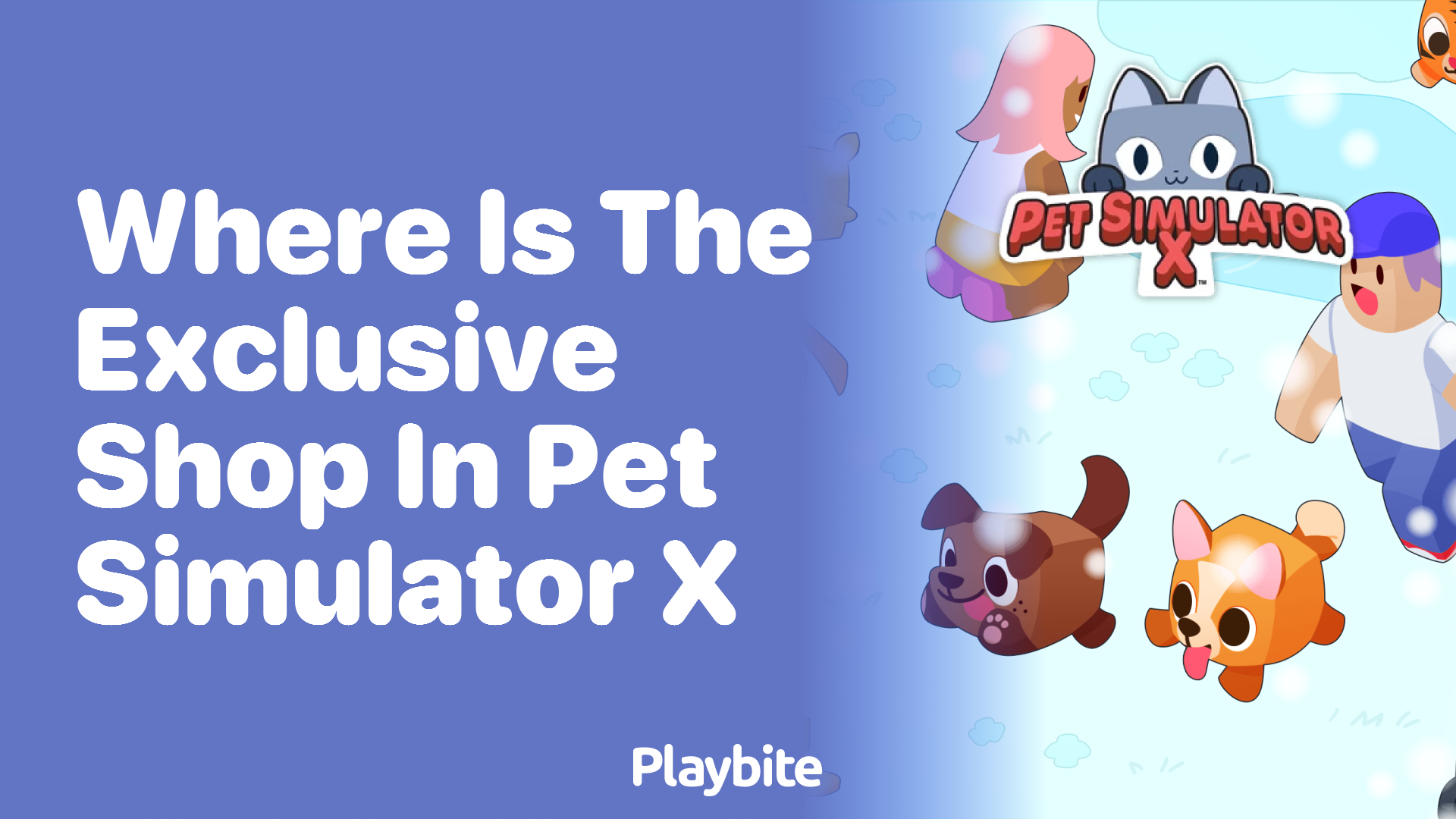 Where is the Exclusive Shop in Pet Simulator X?