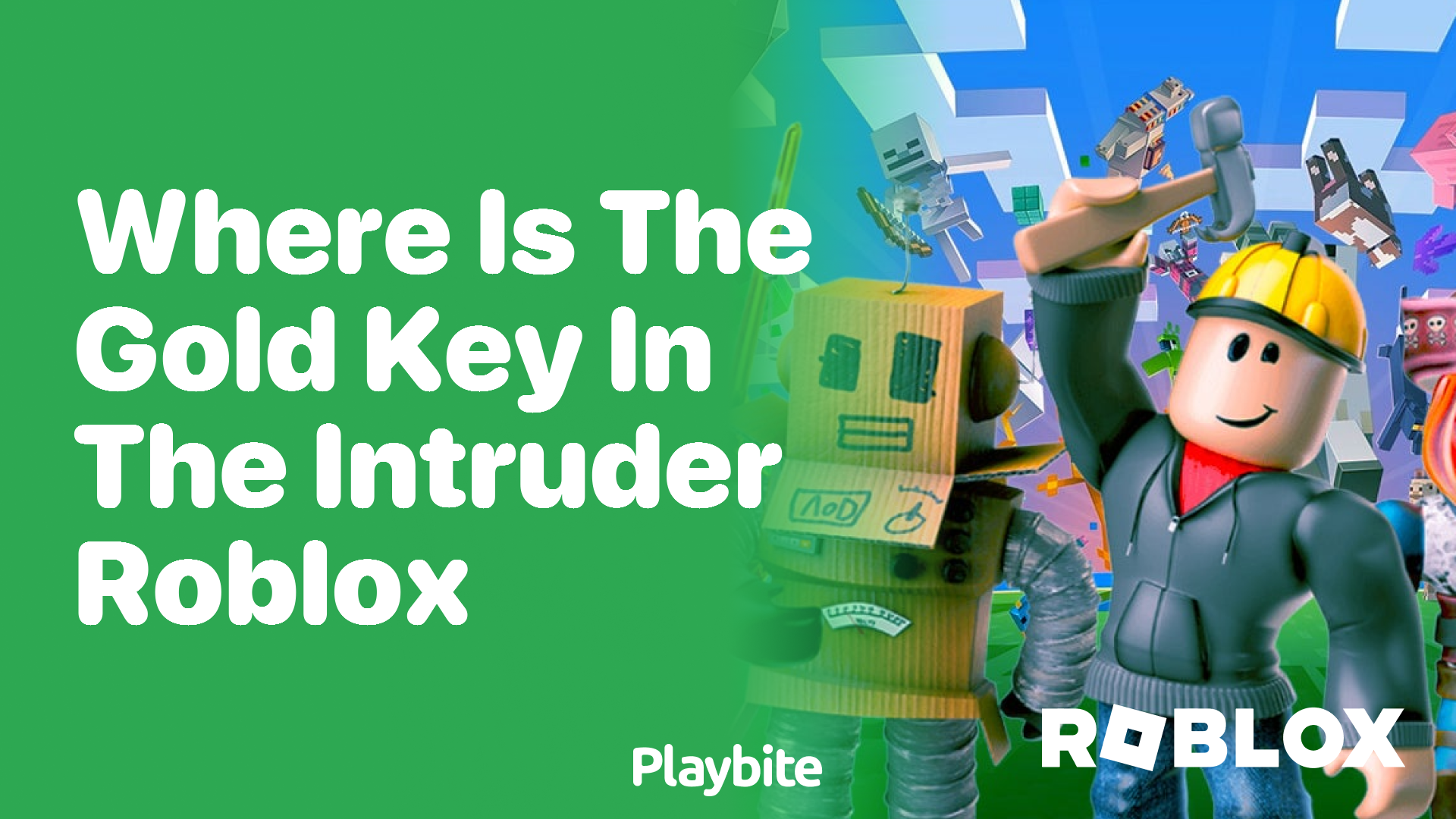 Finding the Gold Key in The Intruder Roblox