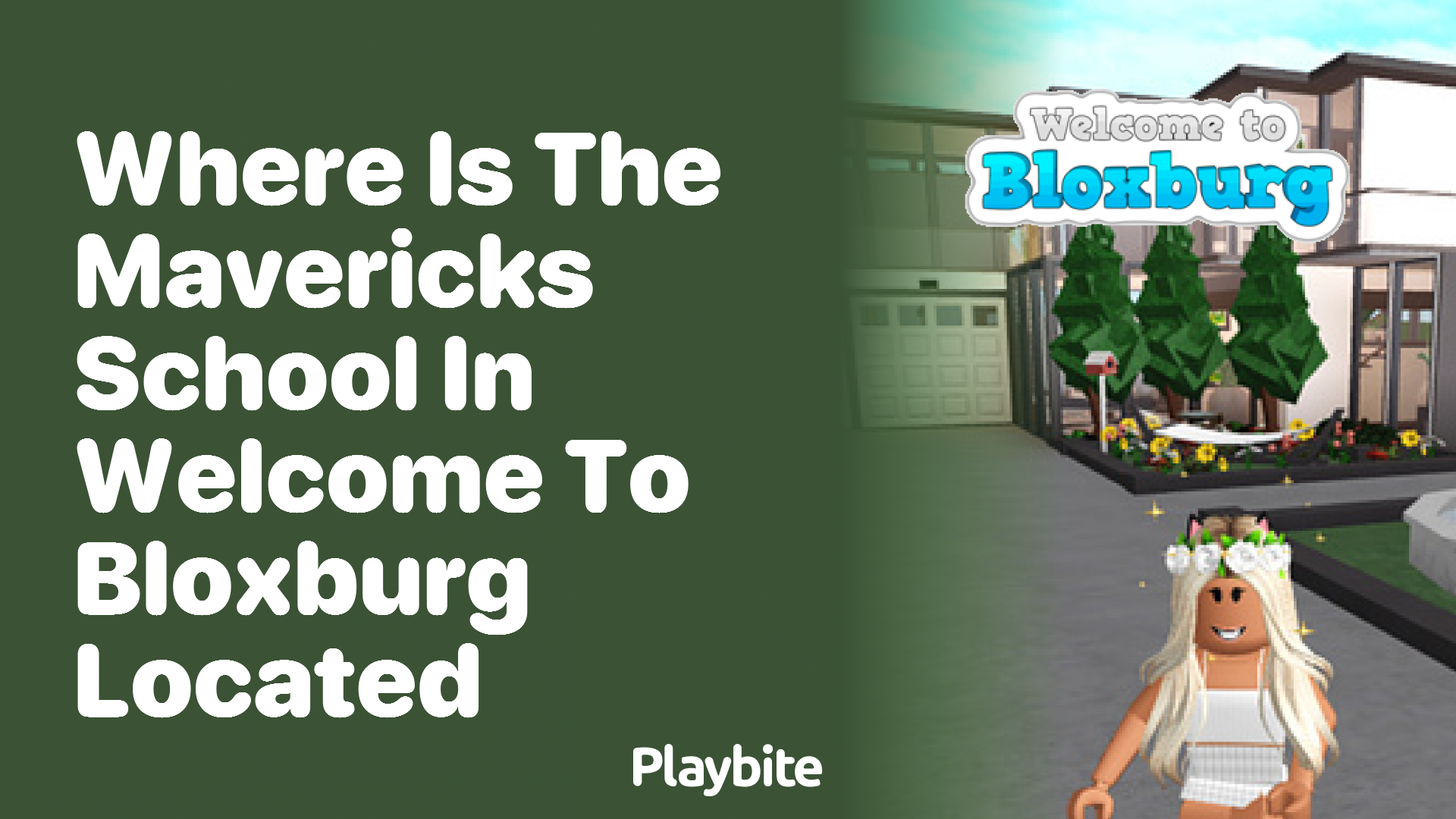 Finding the Mavericks School in Welcome to Bloxburg