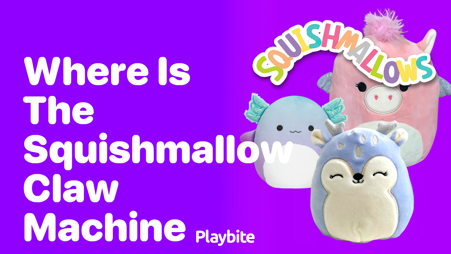 Where Is the Squishmallow Claw Machine?