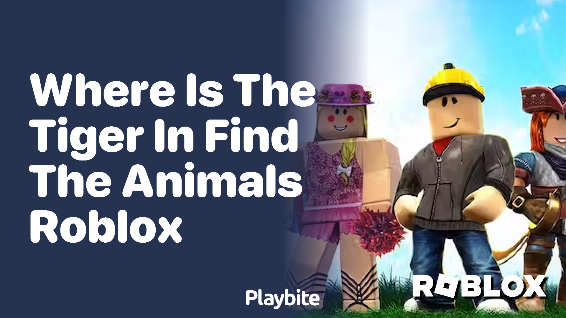 Where Is the Tiger in Find the Animals Roblox?