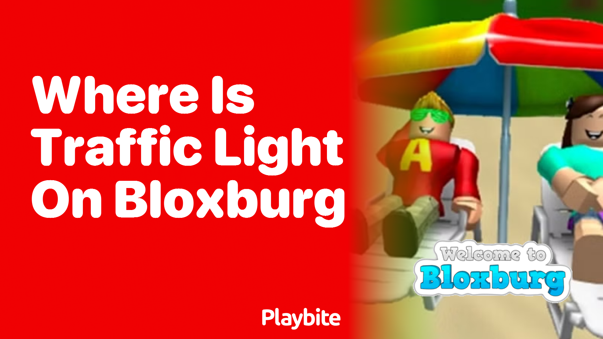 Where is the Traffic Light on Bloxburg?