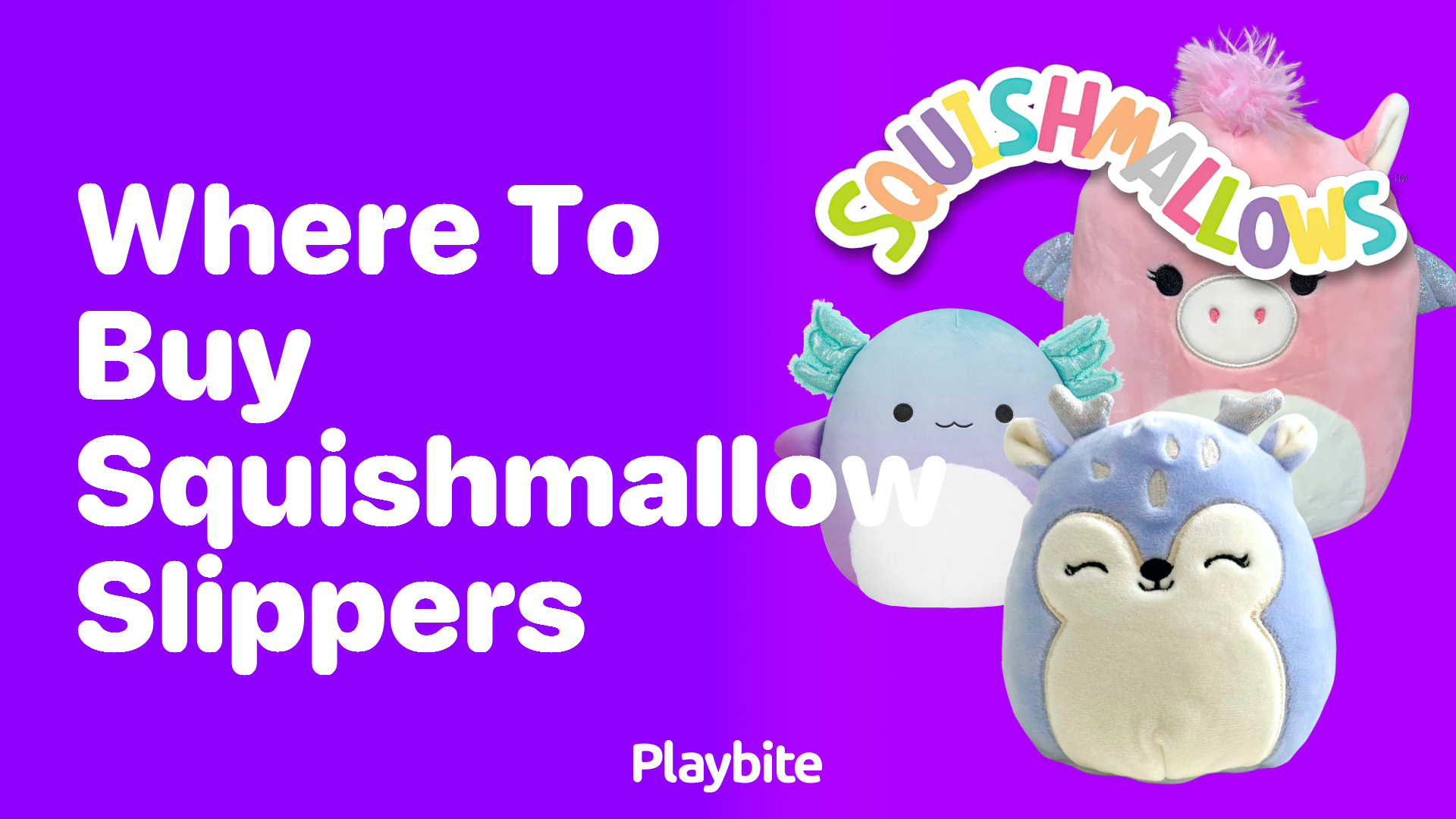 Where to Buy Squishmallow Slippers?