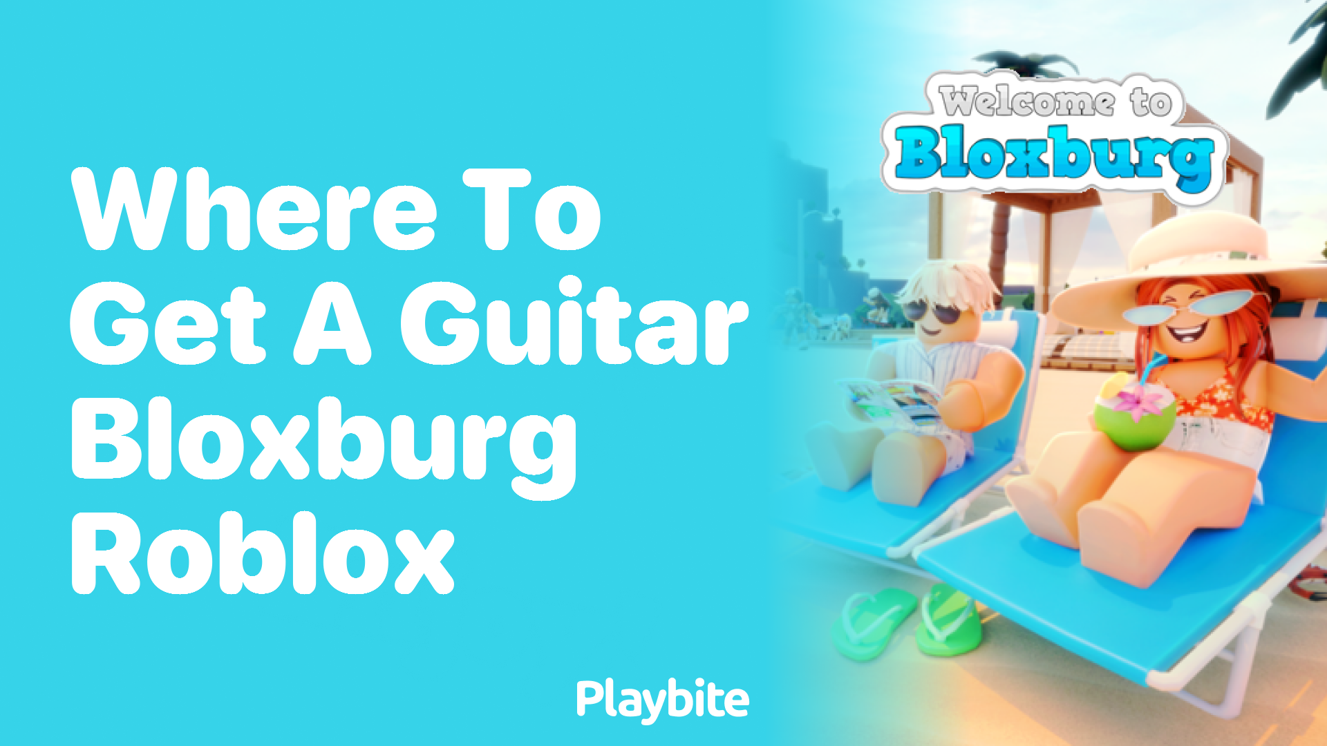 Where to Get a Guitar in Bloxburg, Roblox