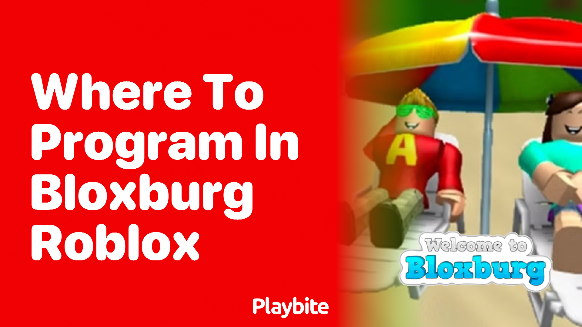 Where to Program in Bloxburg, Roblox?