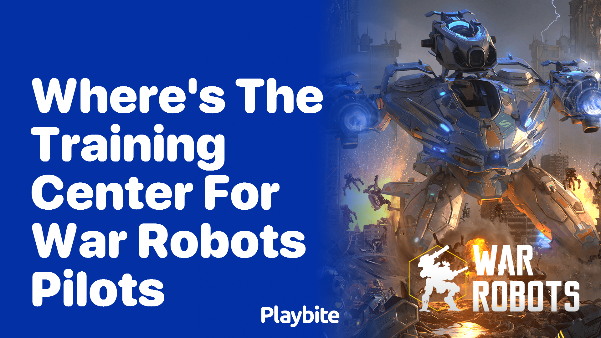 Where&#8217;s the Training Center for War Robots Pilots?