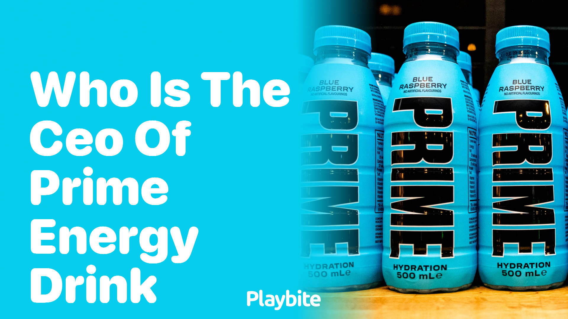 Who Is the CEO of Prime Energy Drink?