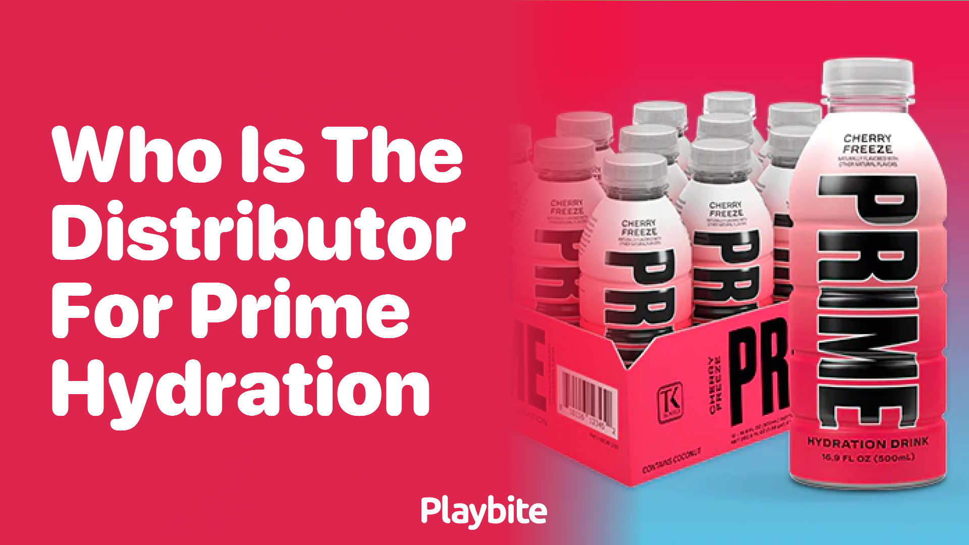 Who is the Distributor for Prime Hydration?