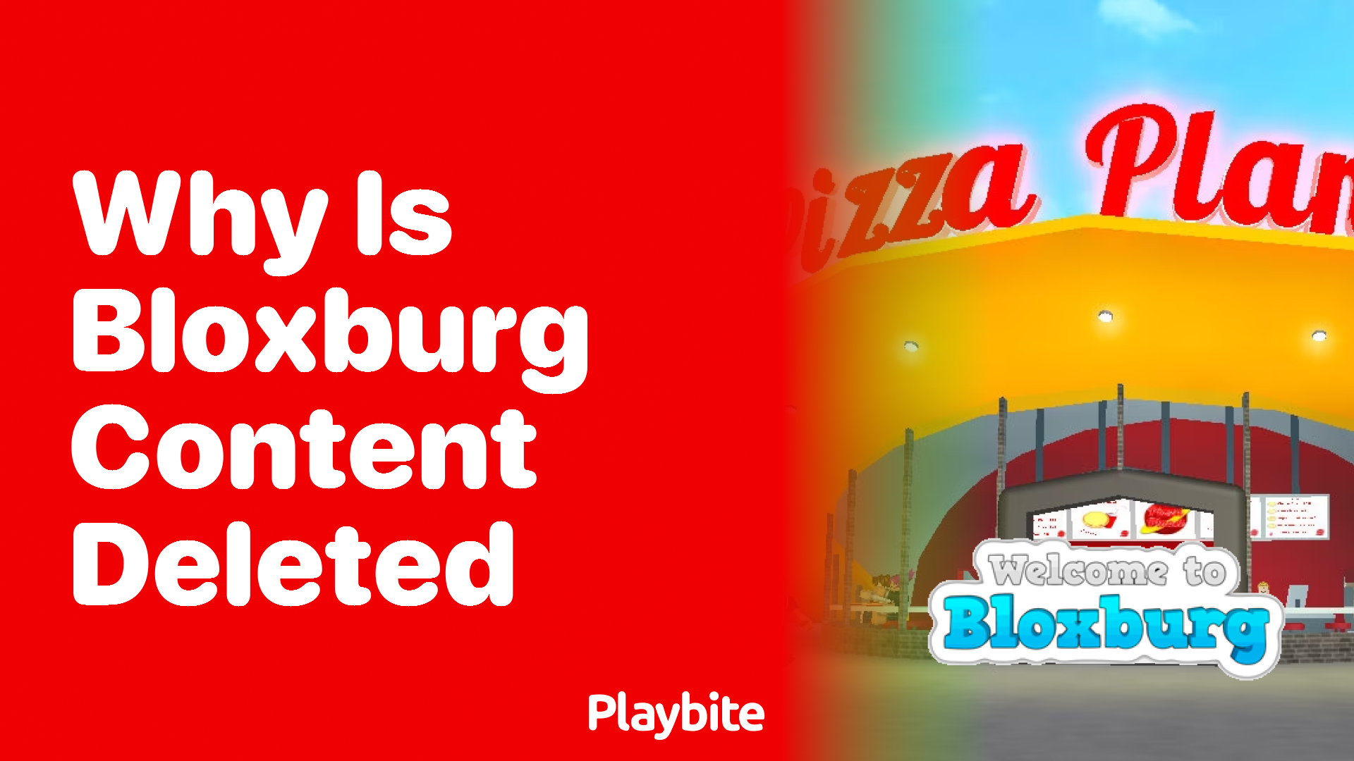 Why is Bloxburg Content Deleted?