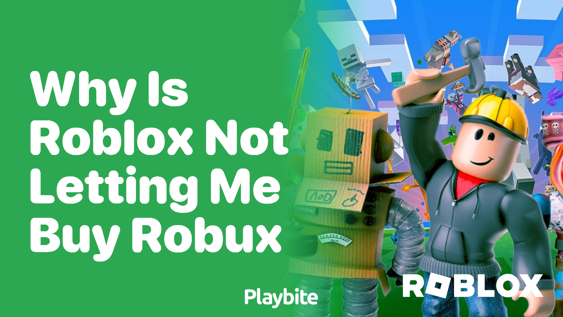 Why is Roblox not letting me buy Robux?