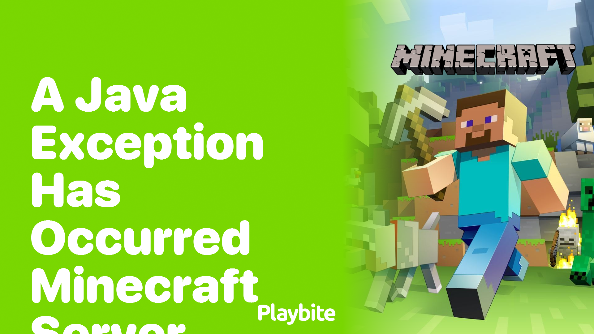 Solving the &#8216;A Java Exception Has Occurred&#8217; Minecraft Server Issue