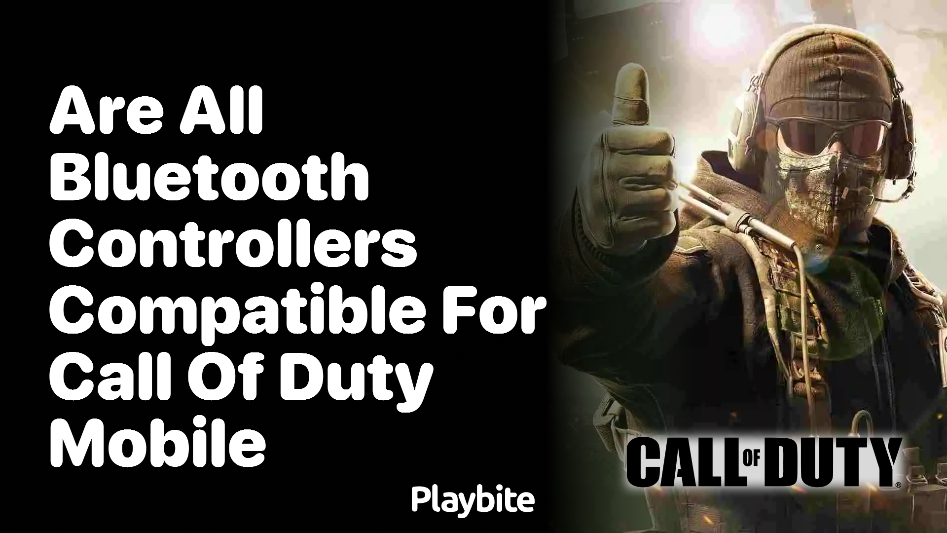 Are All Bluetooth Controllers Compatible for Call of Duty Mobile?