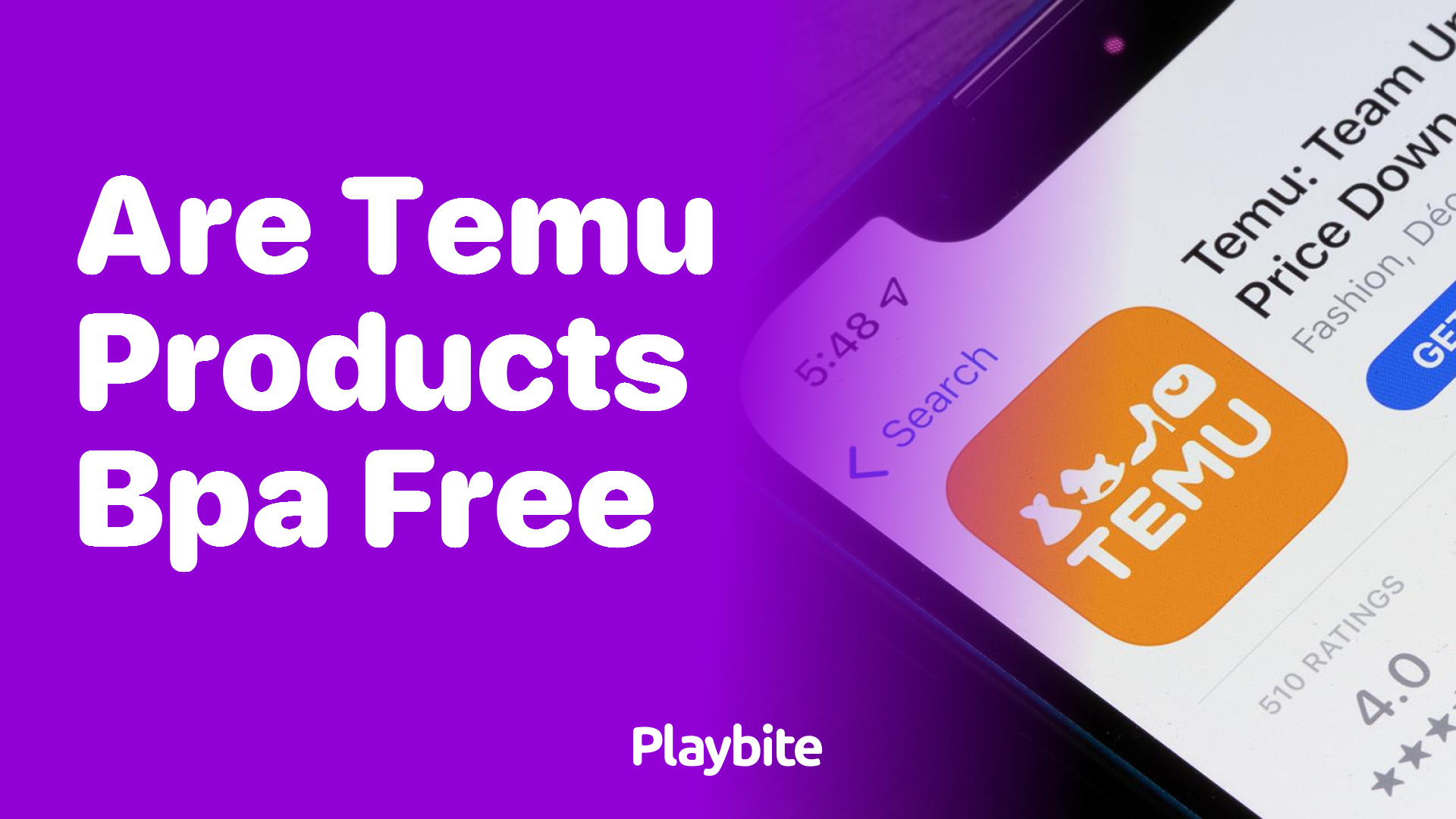 Are Temu Products BPA Free? Find Out Now!