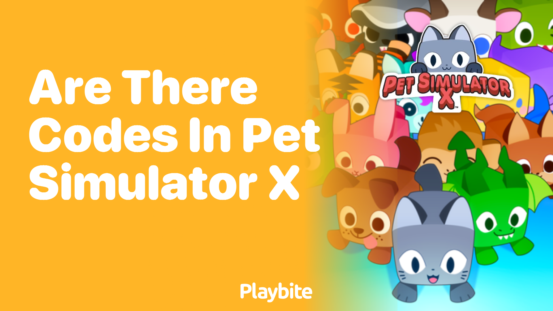 Are there codes in Pet Simulator X?