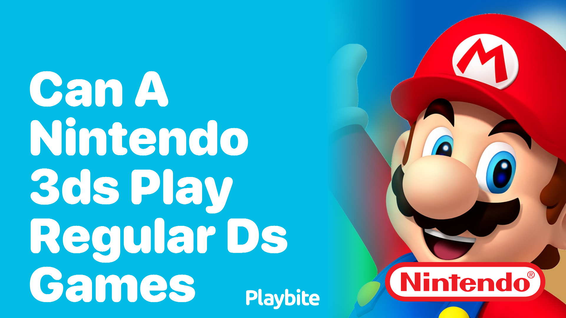 Can a Nintendo 3DS Play Regular DS Games? - Playbite