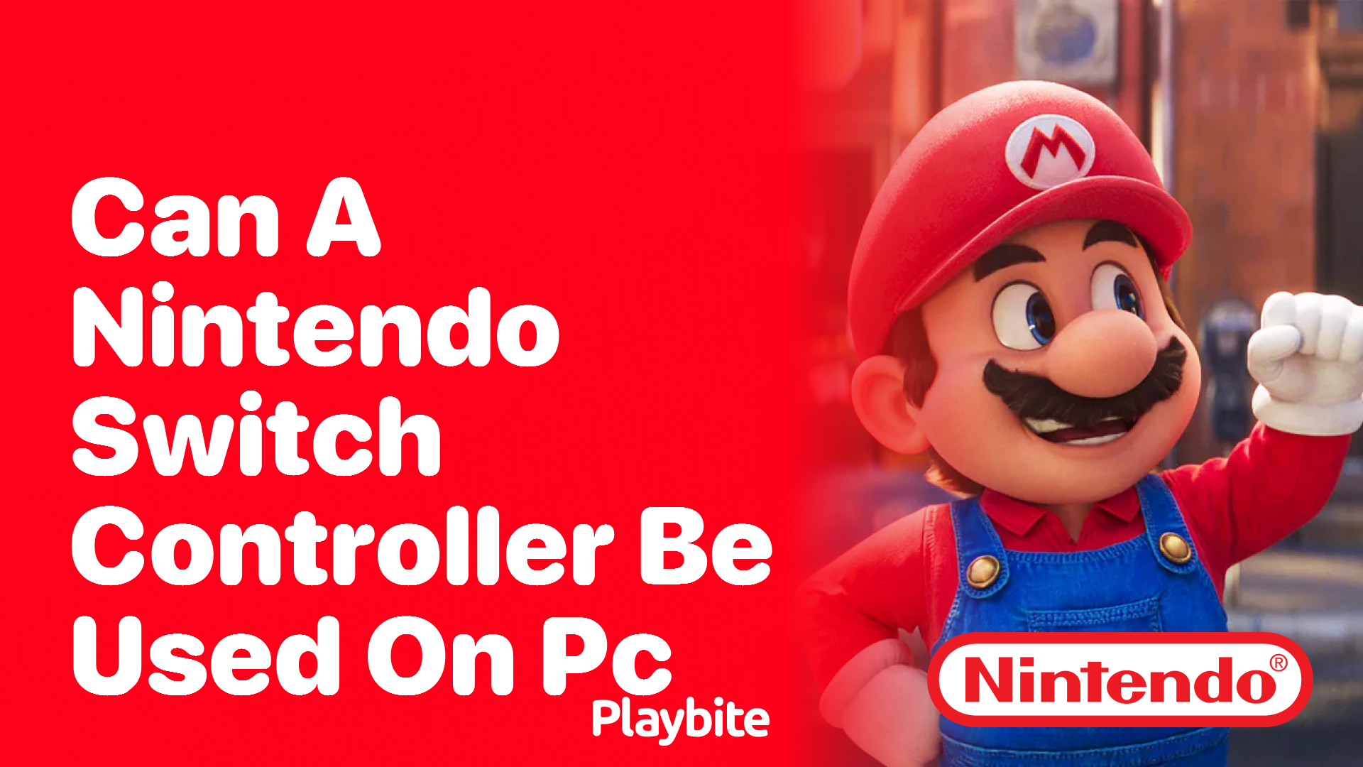 Can a nintendo switch sales controller be used on pc