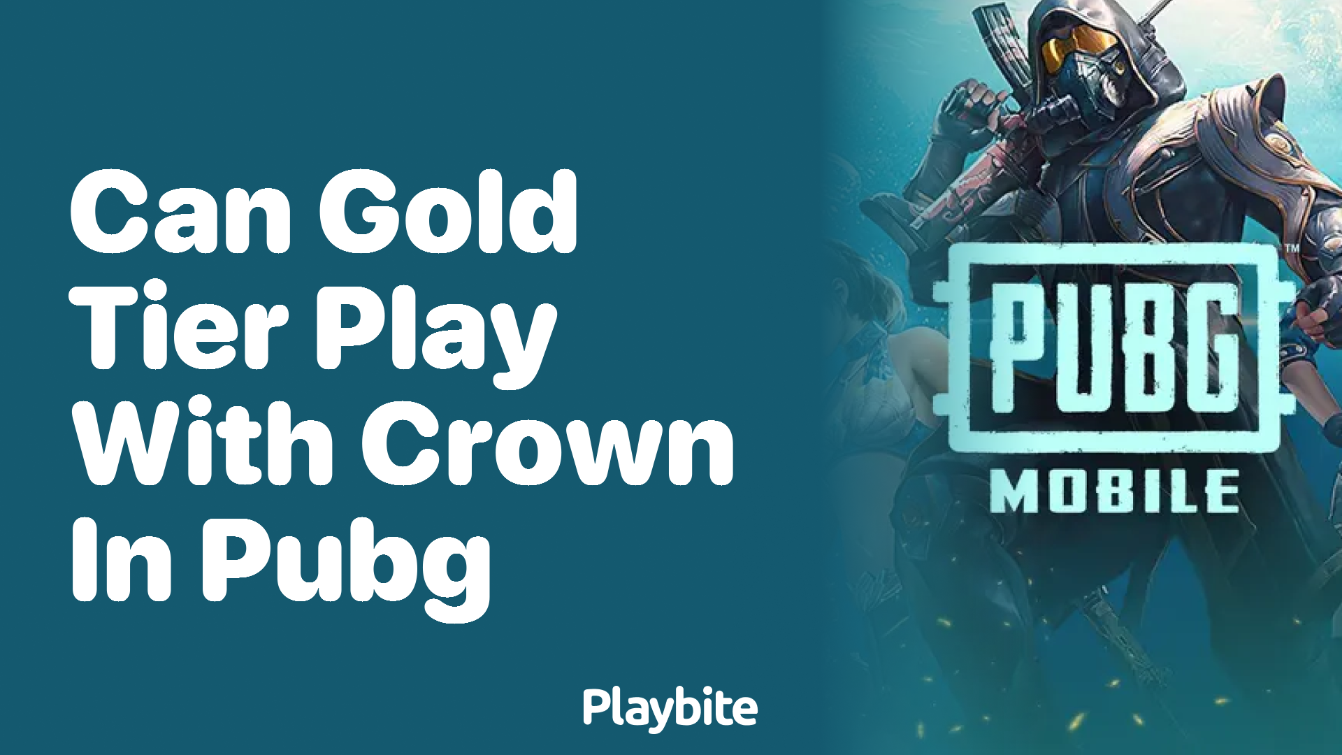 Can Gold Tier Players Team Up with Crown Tier in PUBG Mobile?