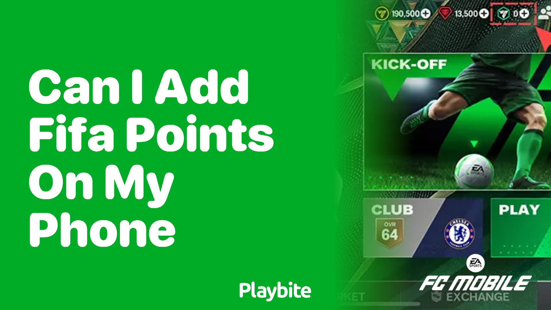 Can I Add FIFA Points on My Phone for EA Sports FC Mobile?