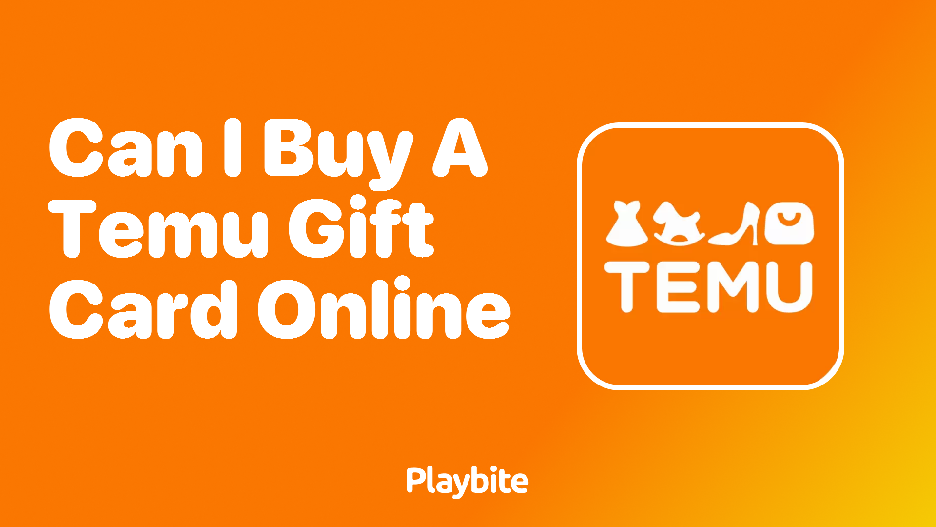 Can I Buy a Temu Gift Card Online?