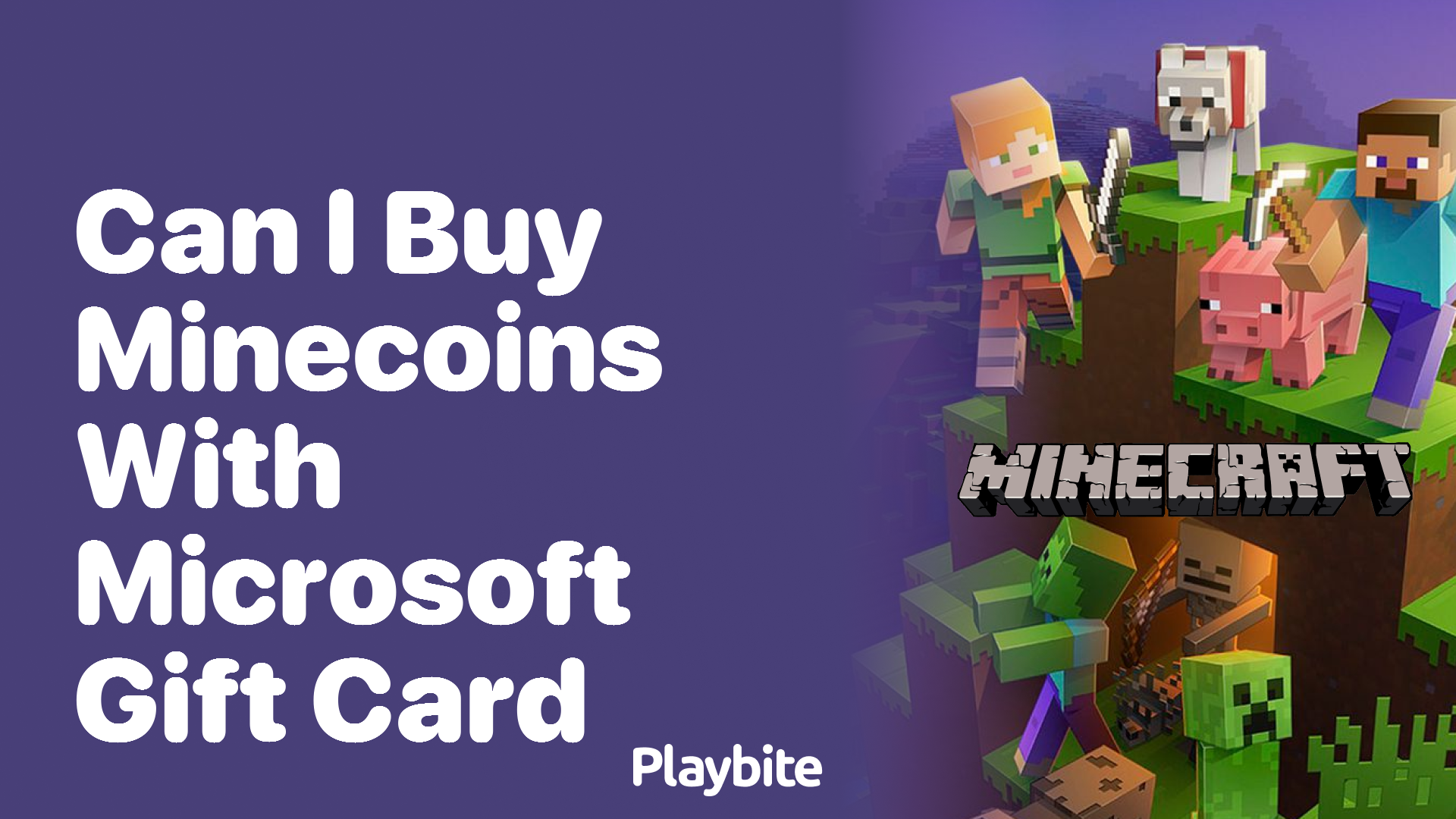 Can you buy minecraft with a microsoft gift hot sale card