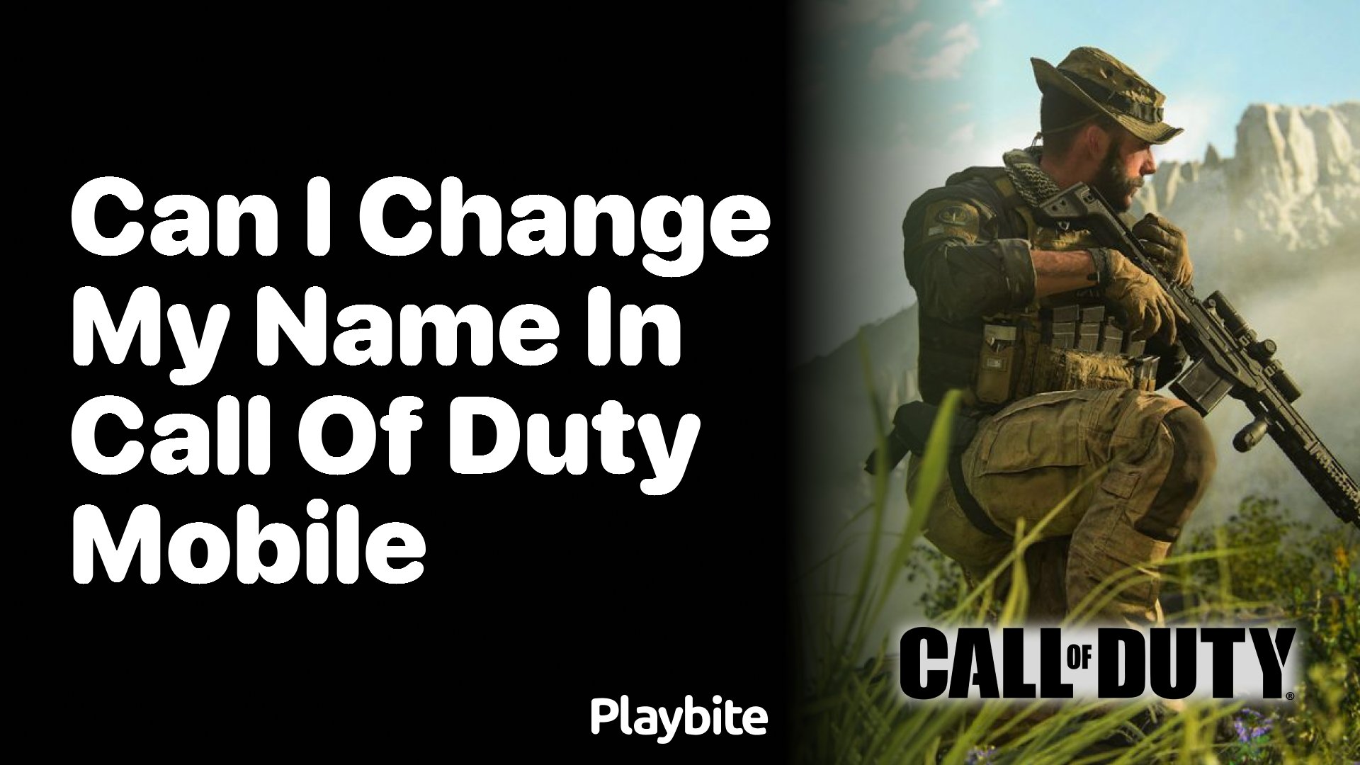 Can I Change My Name in Call of Duty Mobile?