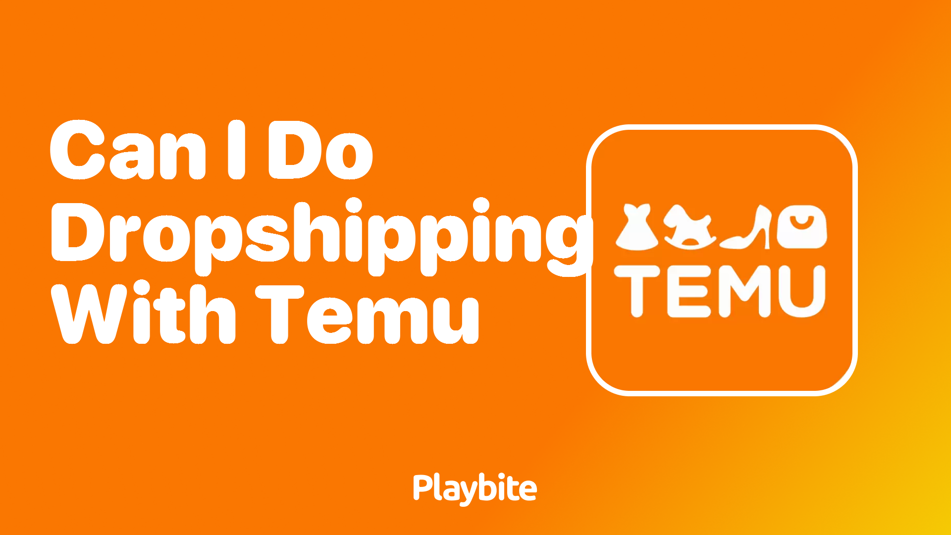 Can I Do Dropshipping with Temu?