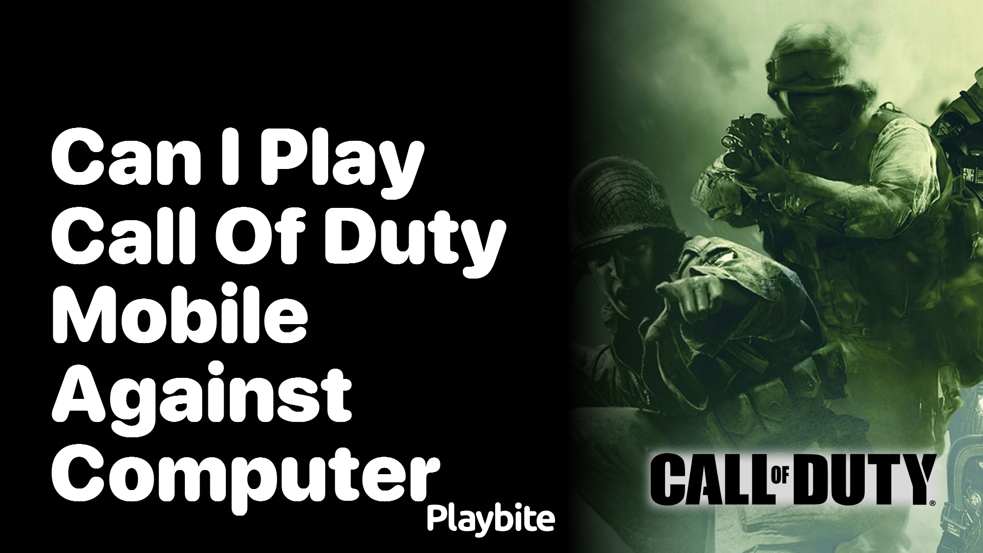 Can I Play Call of Duty Mobile Against the Computer?