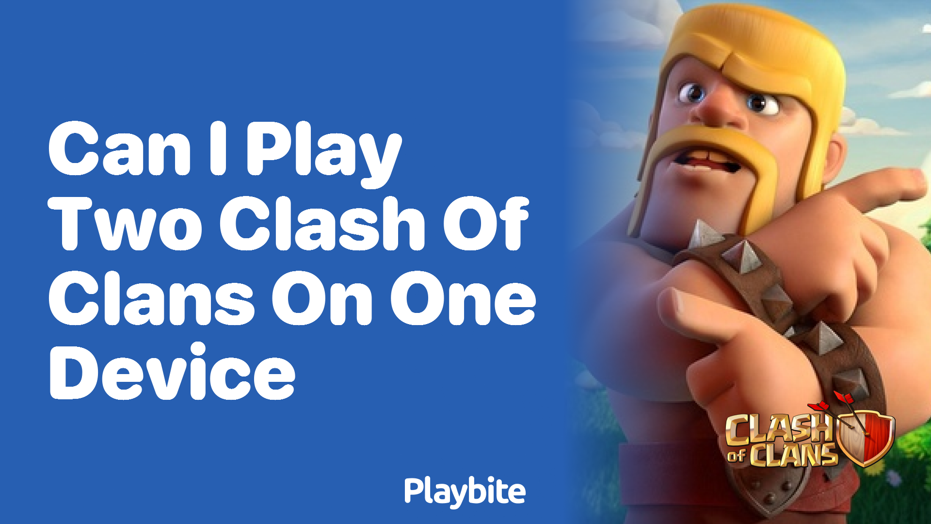 Can I Play Two Clash of Clans Accounts on One Device?