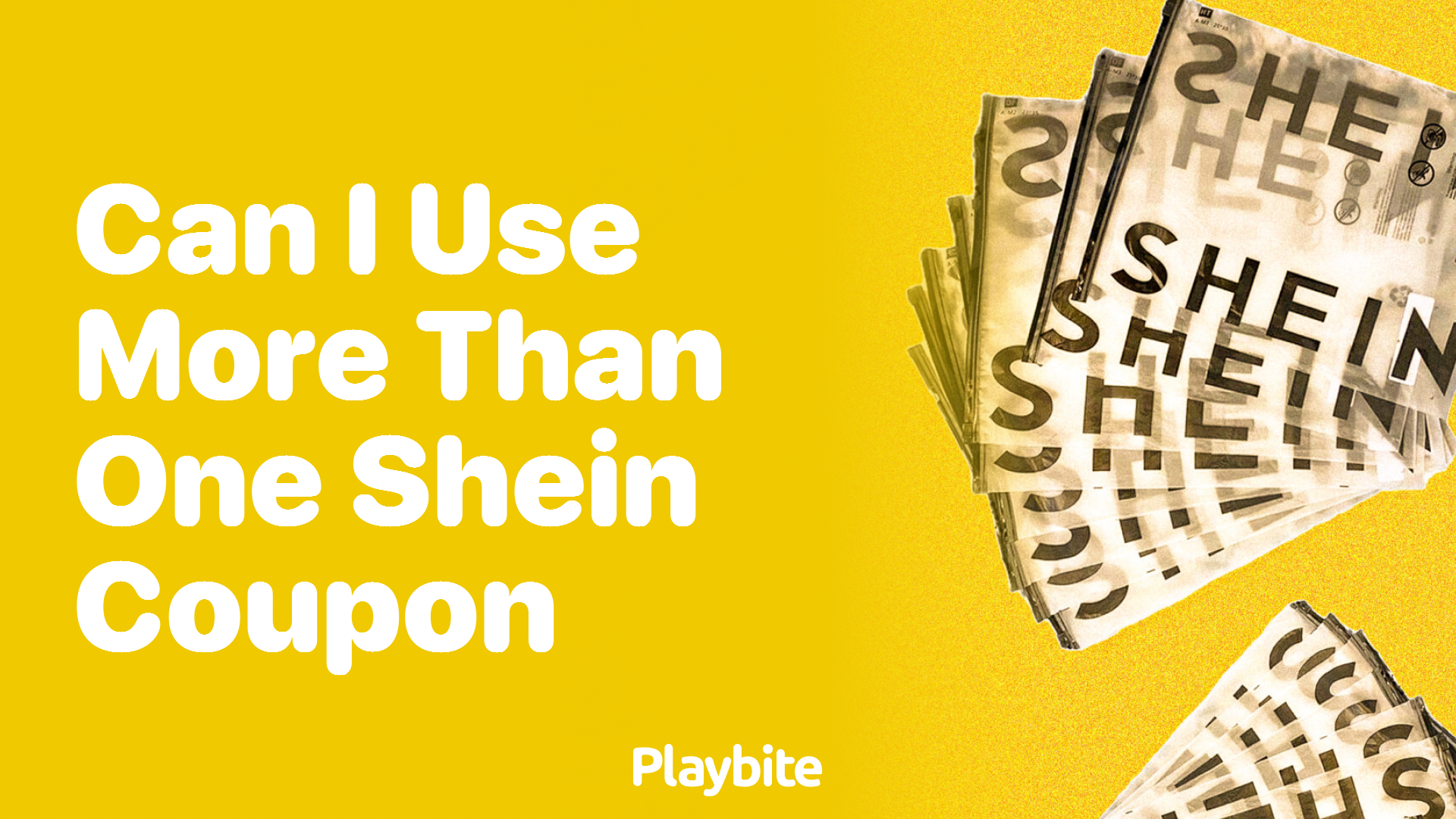 Can I Use More Than One SHEIN Coupon for My Shopping Spree?