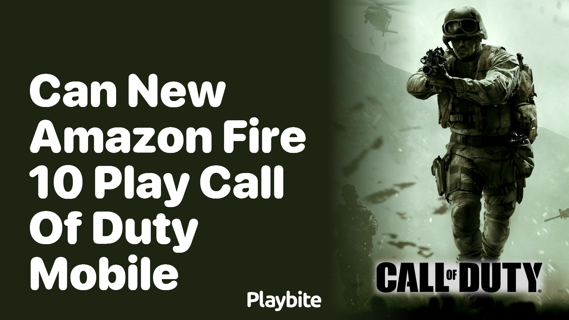 Can the New Amazon Fire 10 Play Call of Duty Mobile?