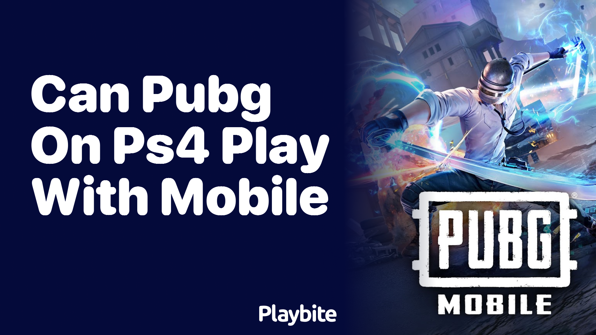 Can PUBG on PS4 Play with Mobile?