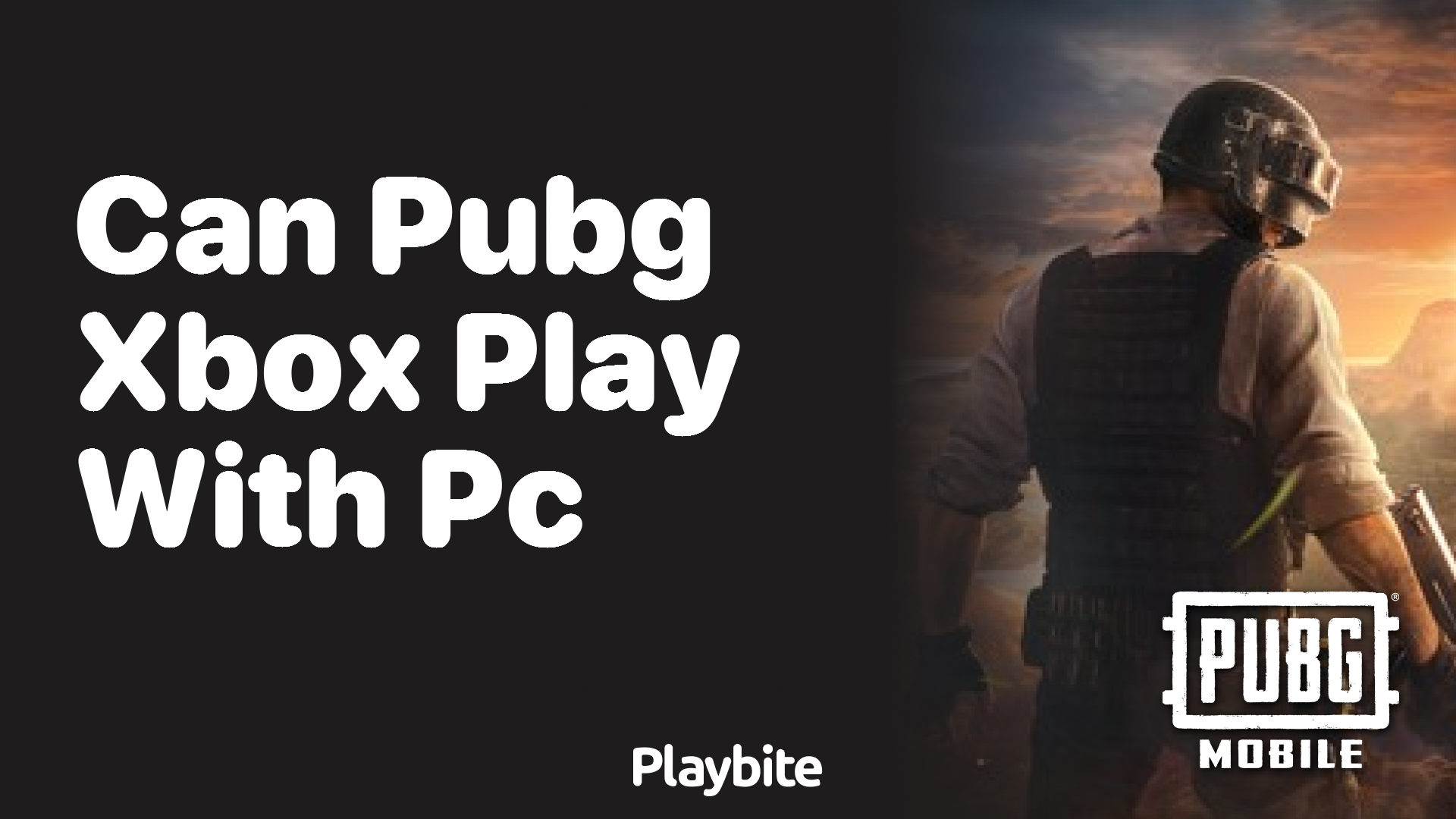 Can PC play with Xbox on PUBG?