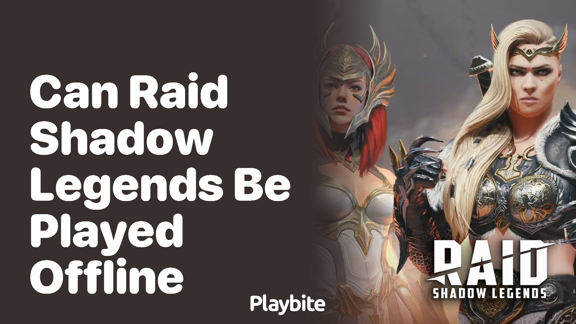 Can Raid Shadow Legends Be Played Offline?