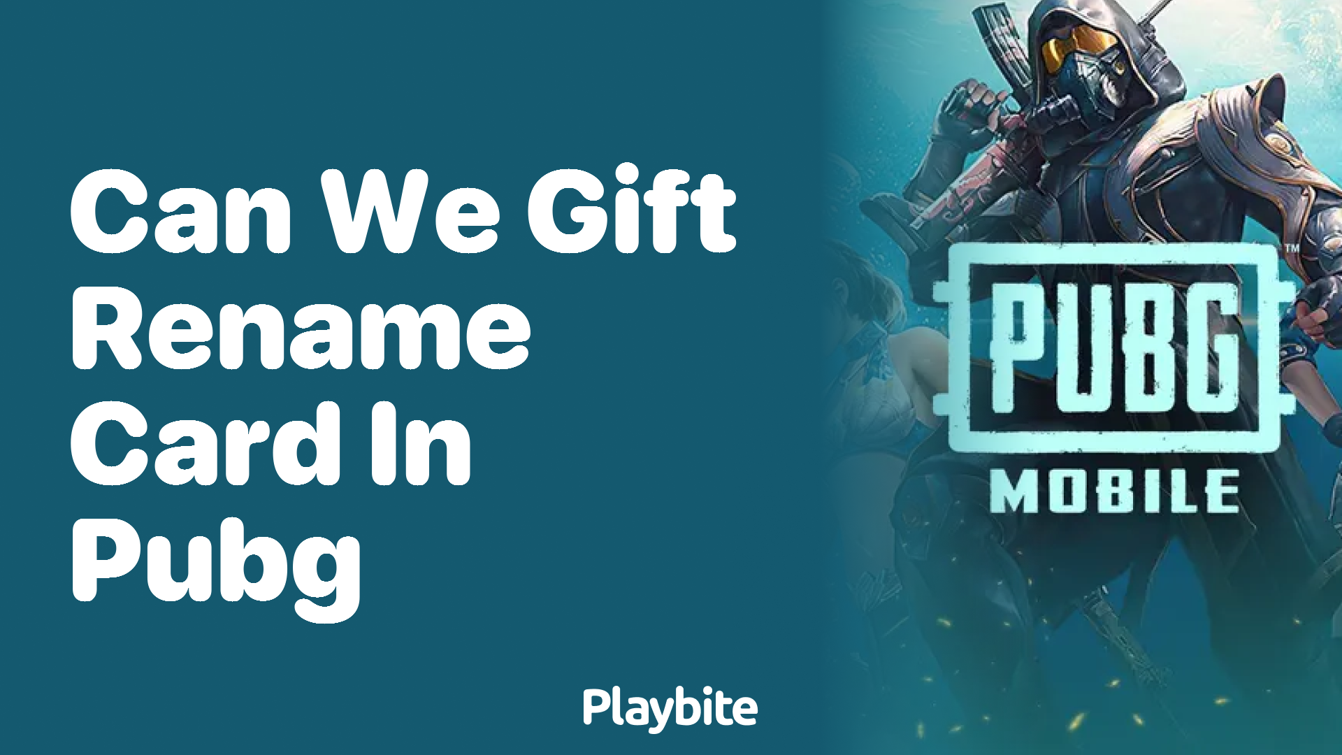 Can We Gift a Rename Card in PUBG Mobile?