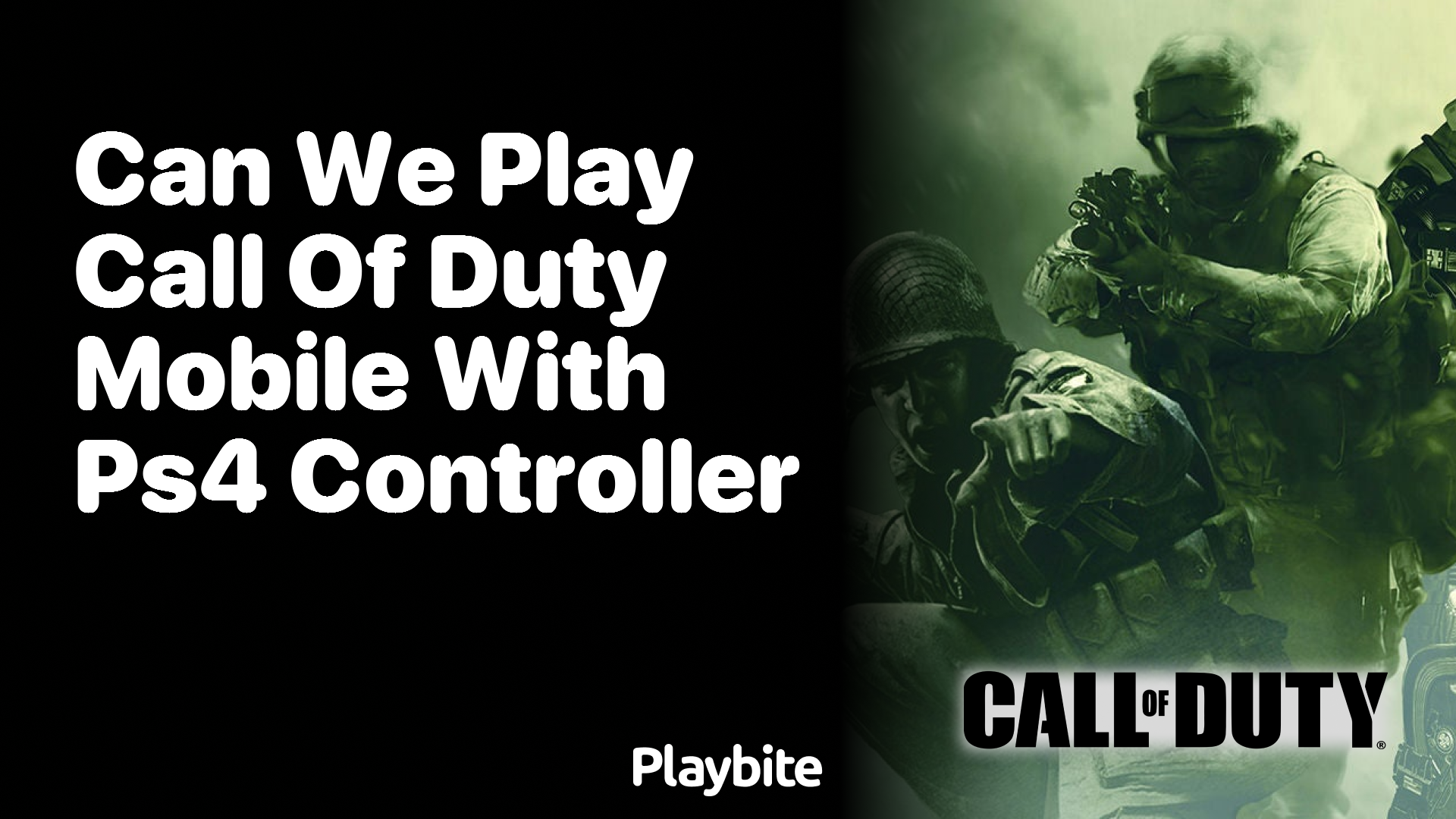 Can We Play Call of Duty Mobile With a PS4 Controller?