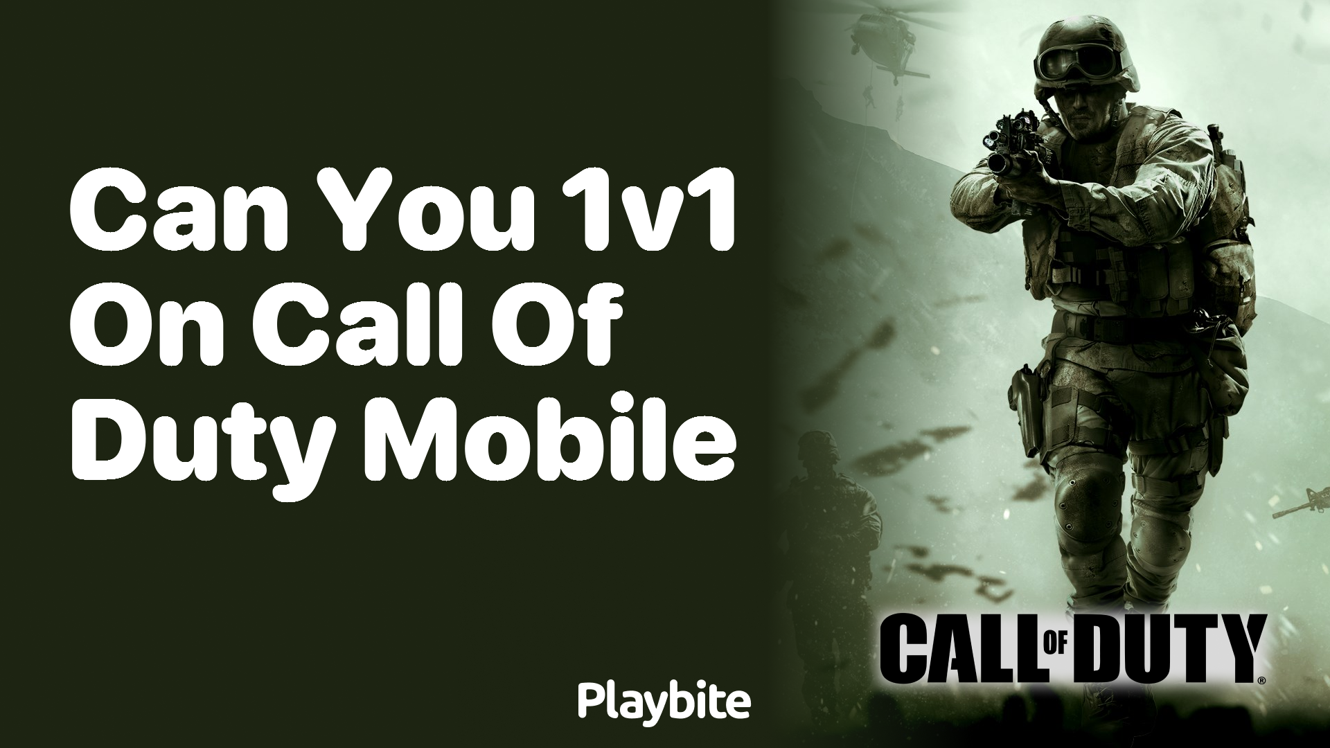 Can You 1v1 on Call of Duty Mobile?