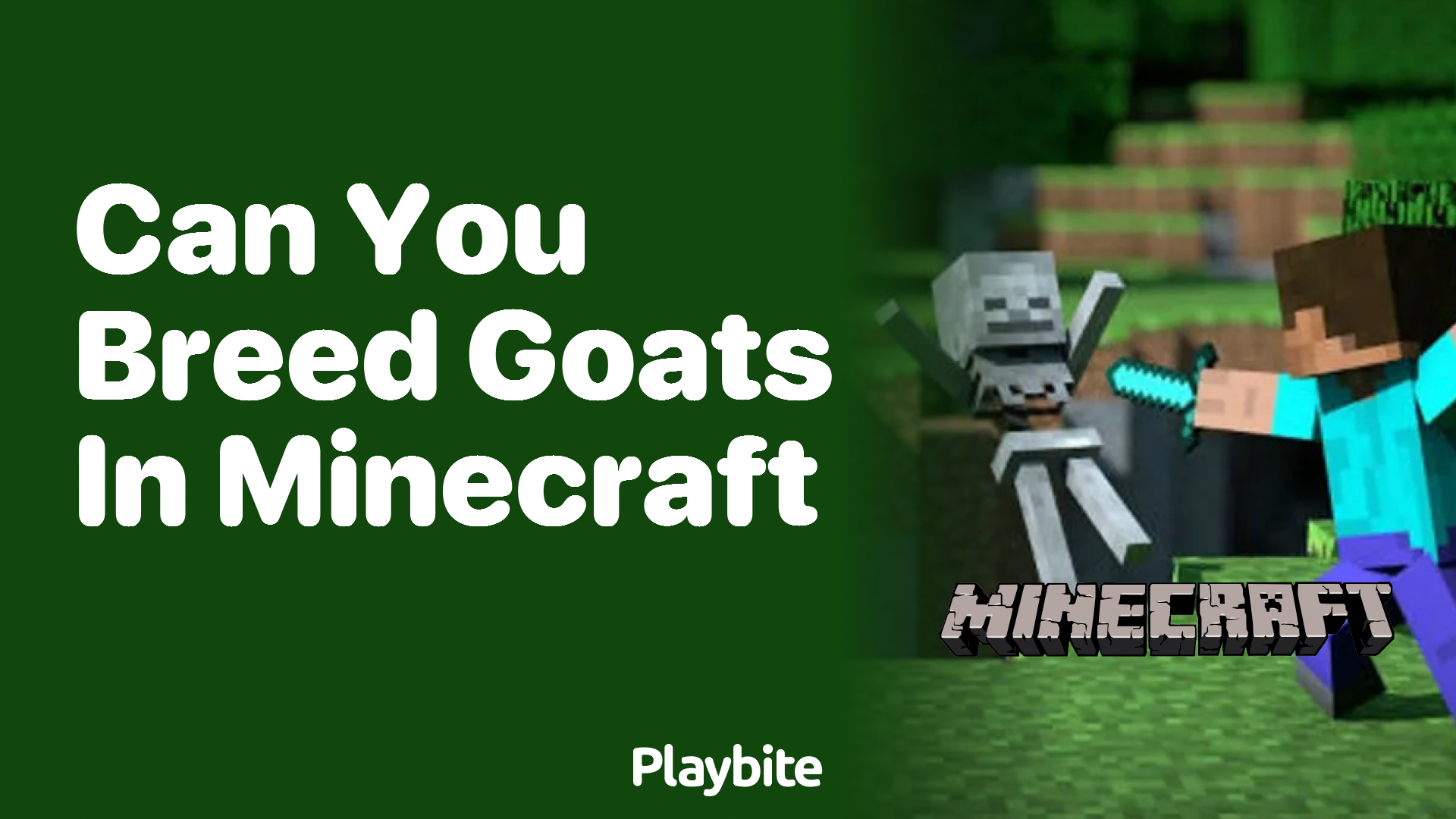 Can You Breed Goats in Minecraft? Discover How! - Playbite