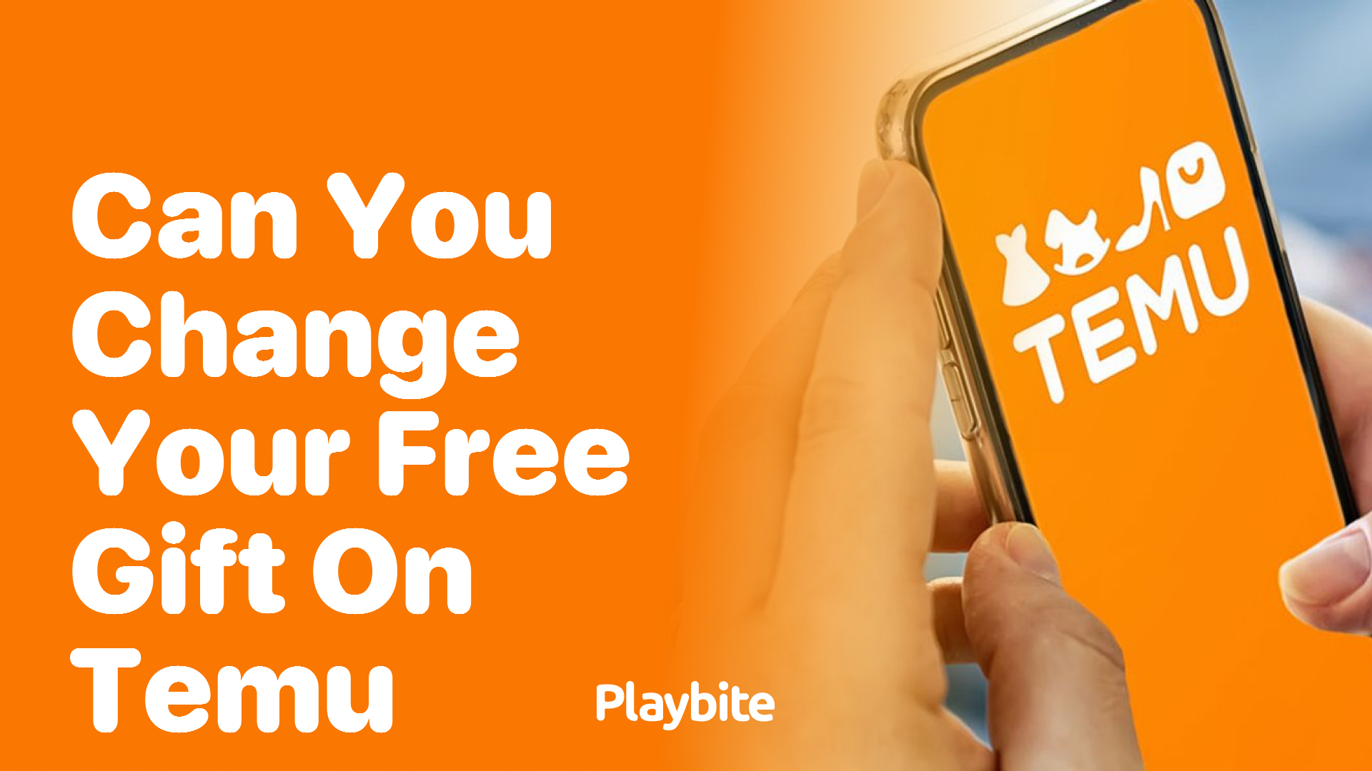 Can You Change Your Free Gift on Temu?