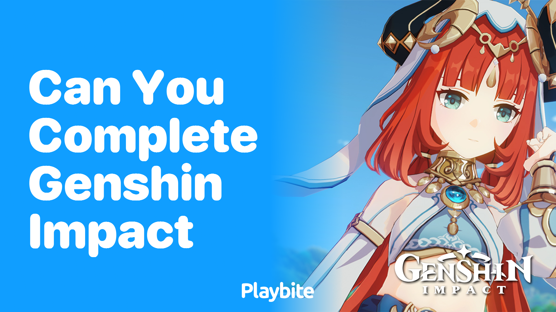 Can You Complete Genshin Impact?